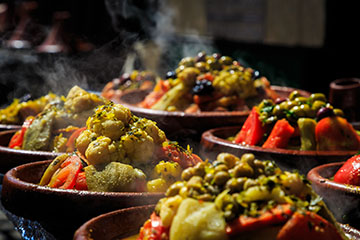 Buffet préparé par la Casa Couscous